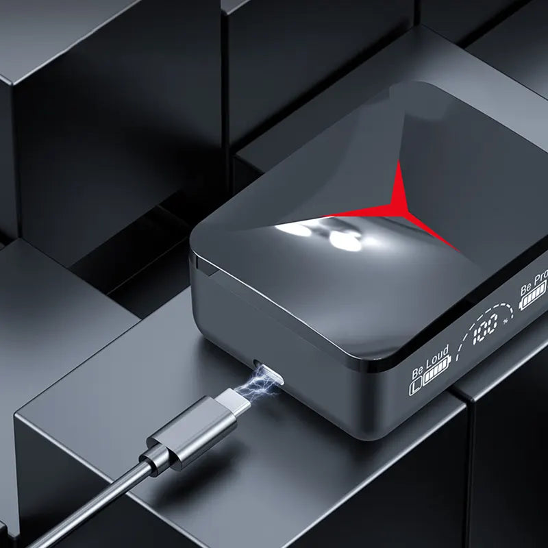 Power Bank con auriculares integrados
