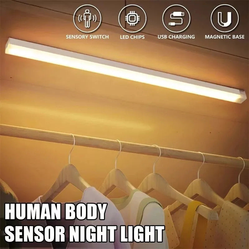 Barra de luz led con sensor de movimiento 20 cm