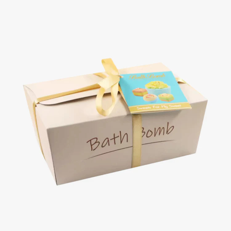 Set de 6  bombas de baño con forma de pastelitos