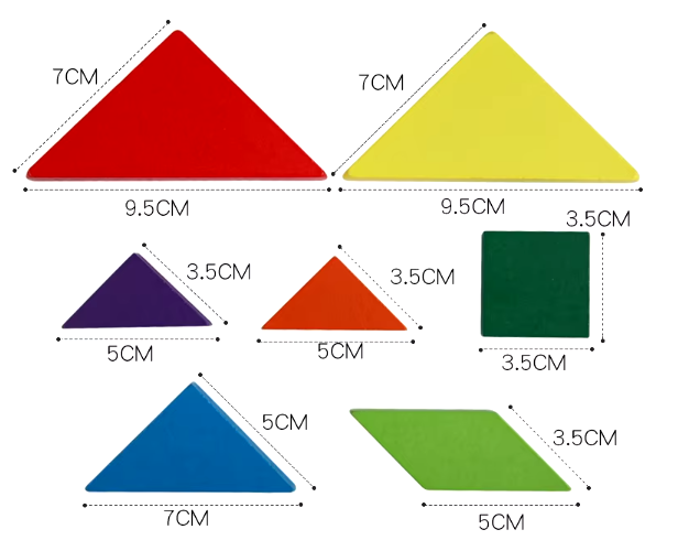 Libro Tangram imantado Montessori
