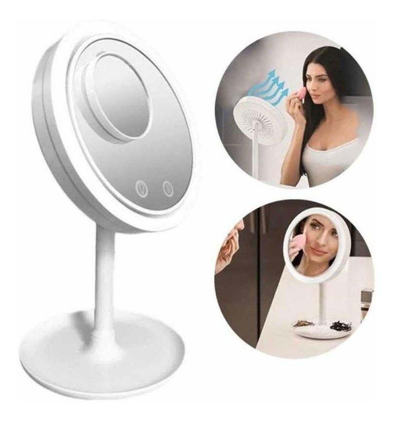 Espejo Led 3 en 1 con aumento y ventilador