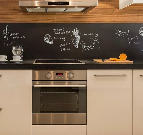 Pizarra adhesiva + tizas