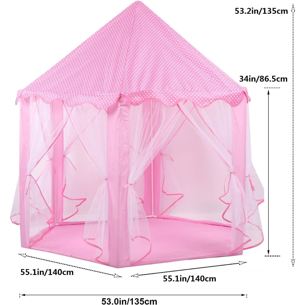 Carpa castillo de juguete para niñ@s XL
