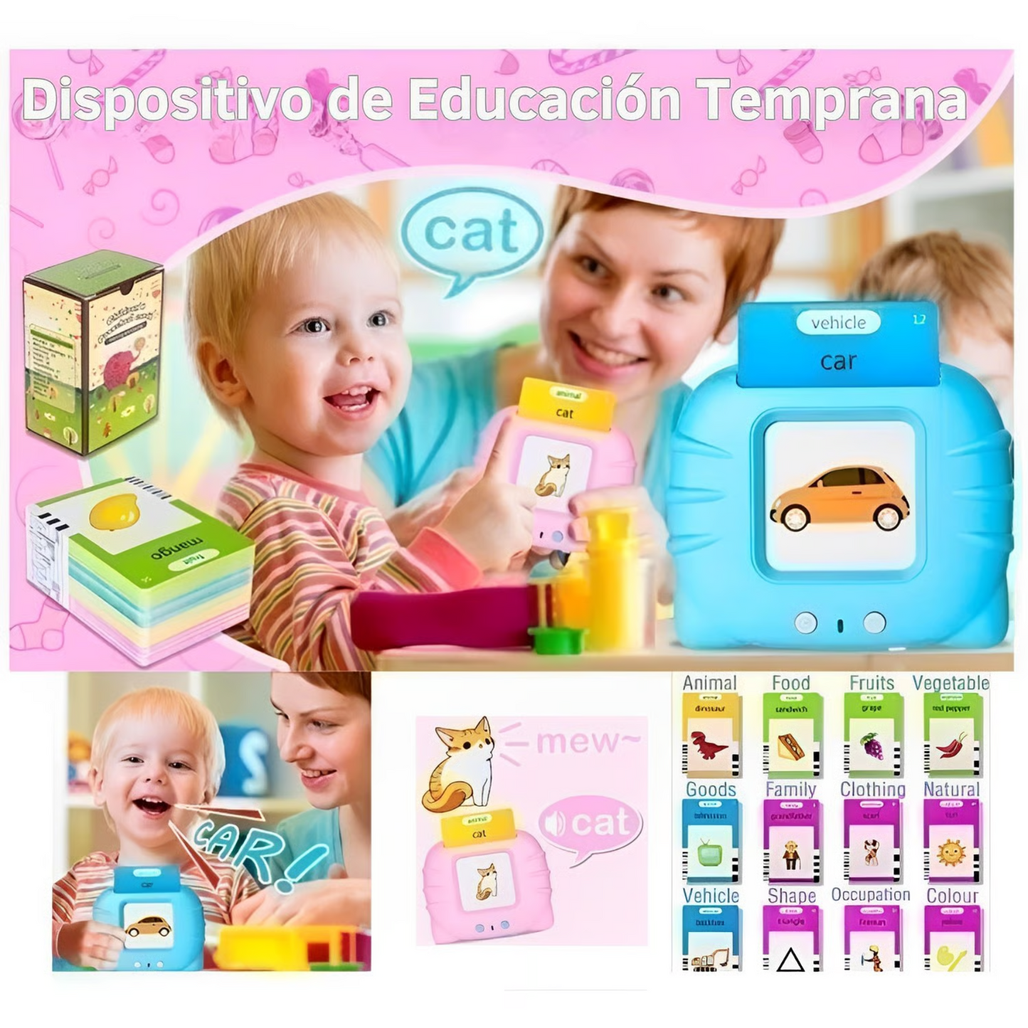Juguete de aprendizaje para niños español/ingles