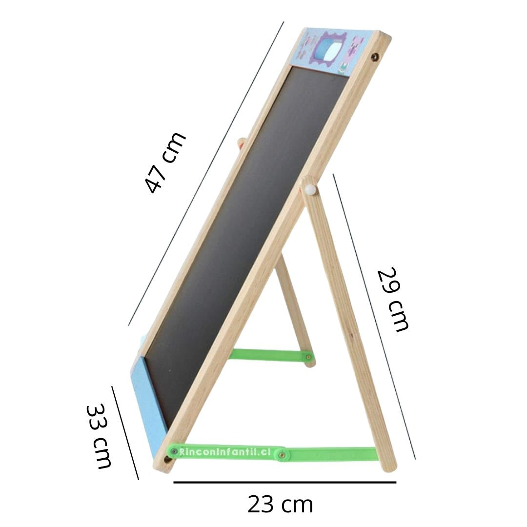 Pizarra magnética interactiva con atril
