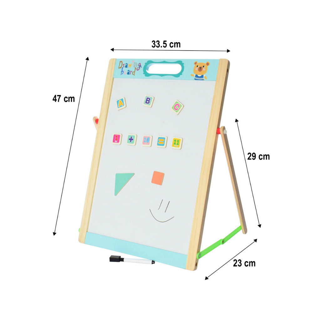 Pizarra magnética interactiva con atril