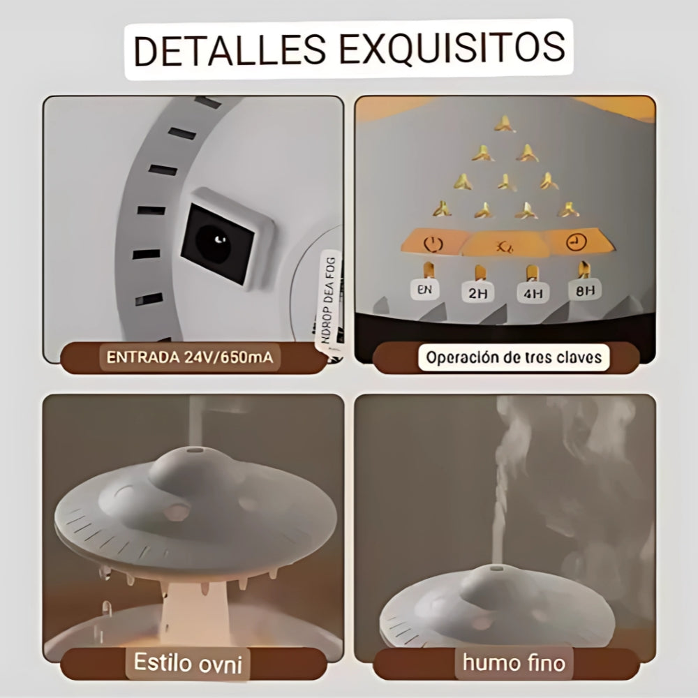 Humidificador Efecto Lluvia