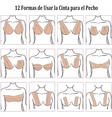Cinta modeladora sostén y levanta senos