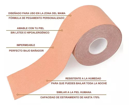 Cinta modeladora sostén y levanta senos