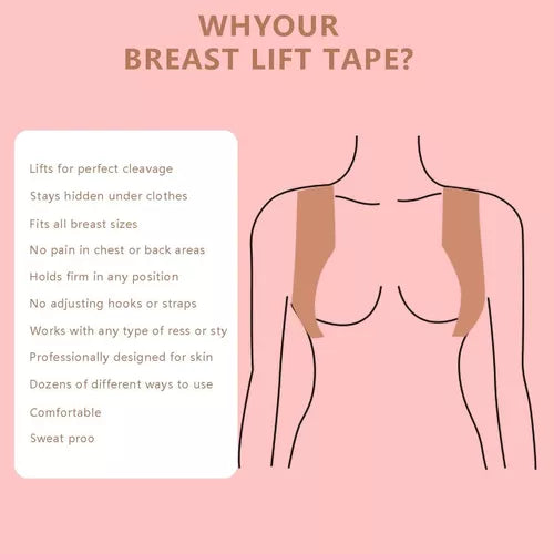 Cinta modeladora sostén y levanta senos